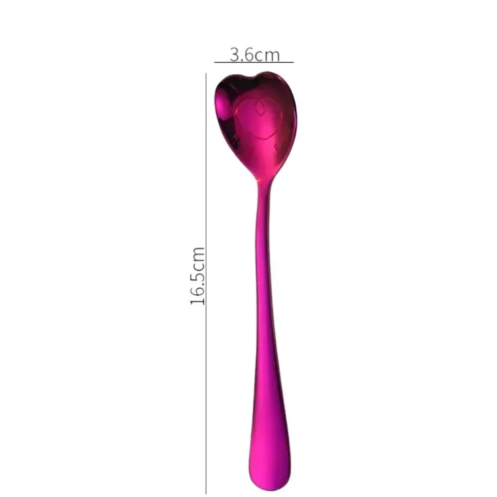 Purple Tea Spoon Coffee Spoon Dessert Spoon